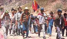 La marcha nacional campesino-cocalera, agosto-septiembre 1994