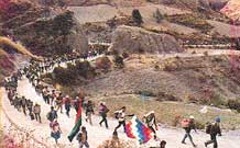 La marcha nacional campesino-cocalera, agosto-septiembre 1994